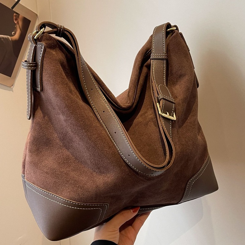 Embroidery Class - Suede Trendy Veelzijdige Tote Bags voor