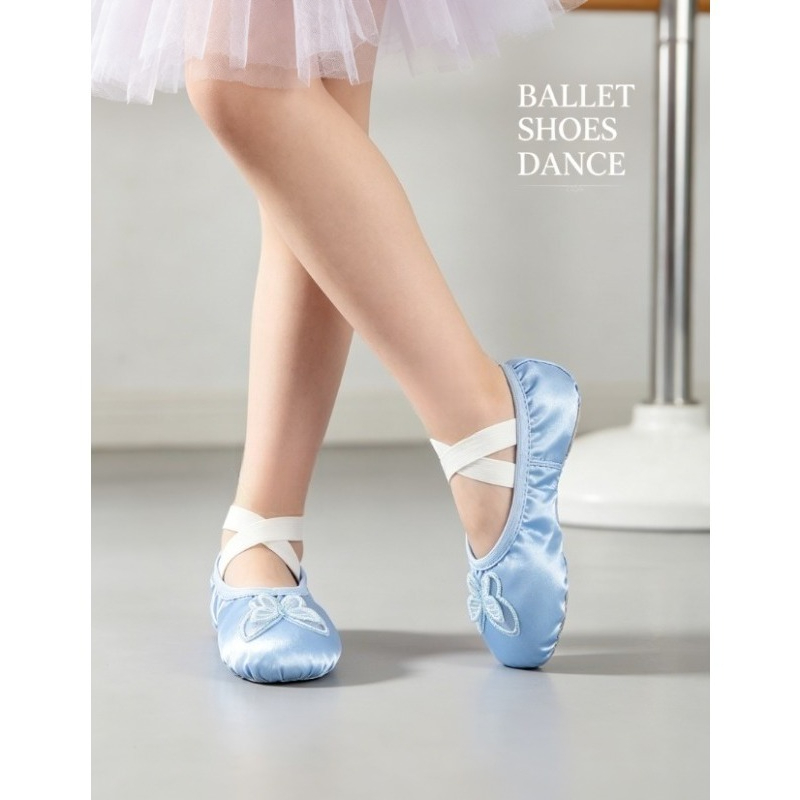 Embroidery Class - Kinderborduurwerk Vlinderballet Meisjesdansschoenen Zachte zoolpantoffels Prinsessenstijl