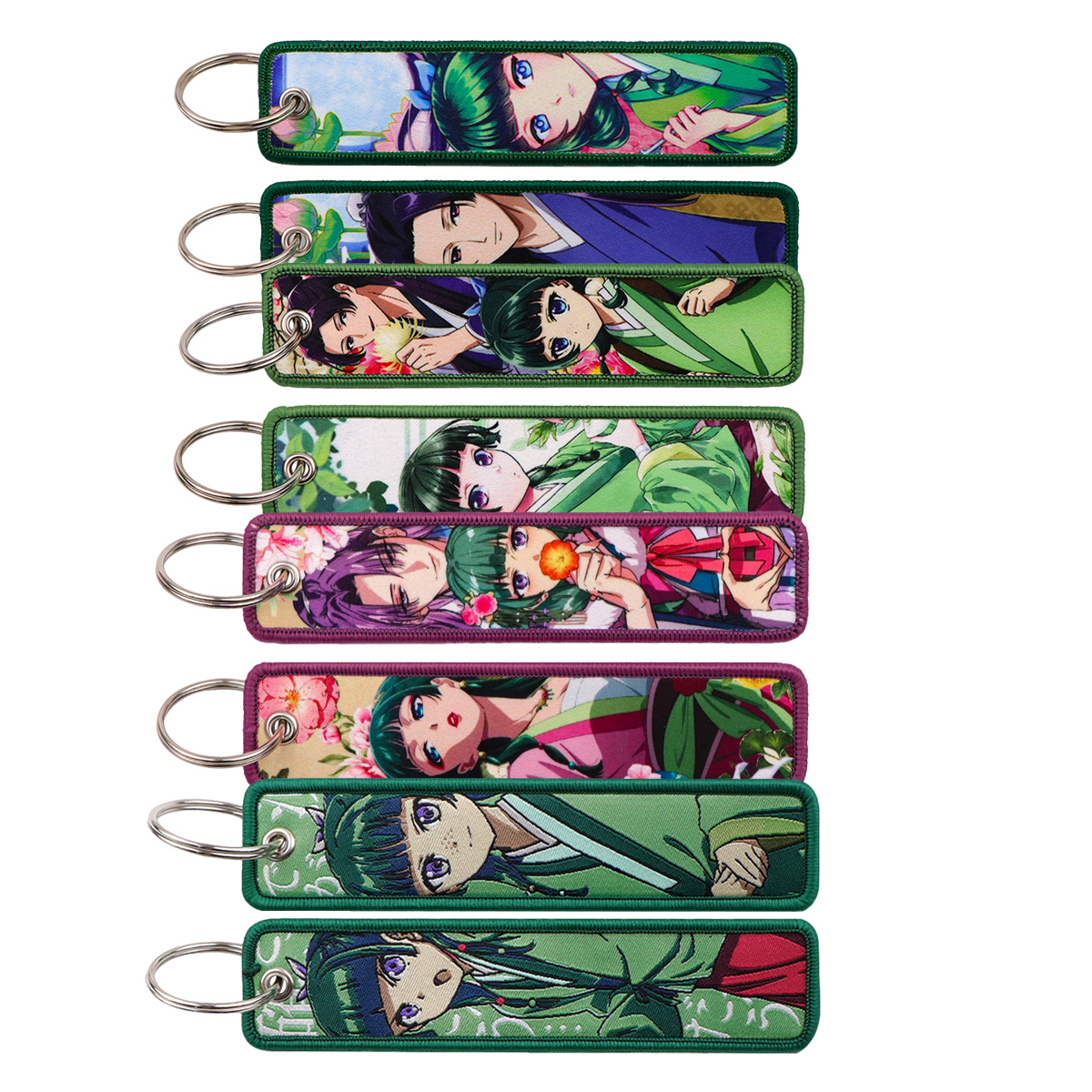 Embroidery Charm - 1 stuks Vintage Oosterse Anime Meisjesportret
