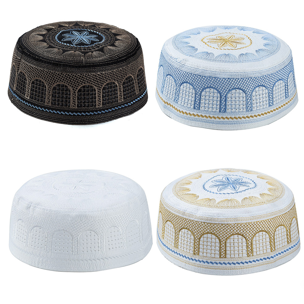 Embroidery Hat Machine - 2024 Geborduurde Hui Islamitische Mannelijke Hoed