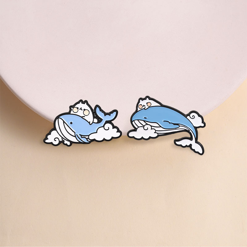 Leuke Kat Rit Blauwe Walvis Em - Embroidery Whale recensie en prijs