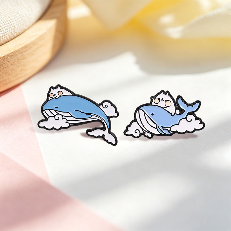 Leuke Kat Rit Blauwe Walvis Em - Embroidery Whale recensie en prijs