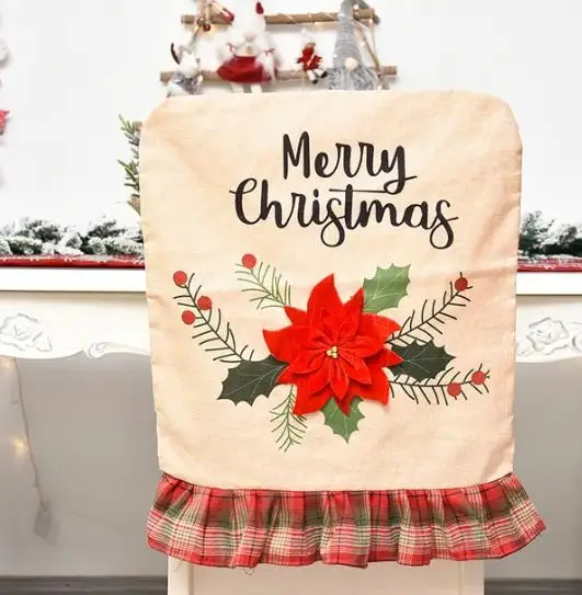 4/6/8 Stuks Kerst Stoelhoes Li - Embroidery Xmas Tree recensie en prijs