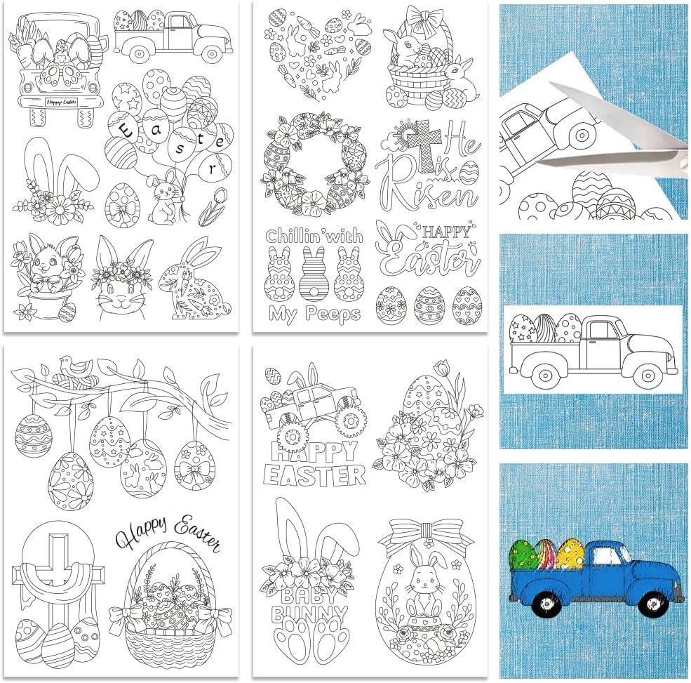 ORIGACH 4 vellen wateroplosbar - Embroidery Design Patterns Flowers recensie en prijs