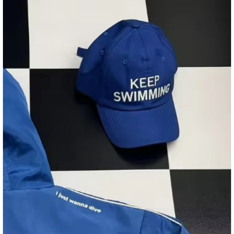 2026 Trendy Keep Swimming Nieu - Embroidery Letter recensie en prijs