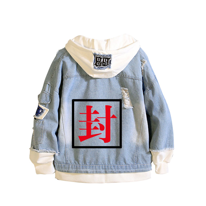 Wc-Gebonden Hanako-Kun Demin J - Embroidery Jacket Jeans recensie en prijs
