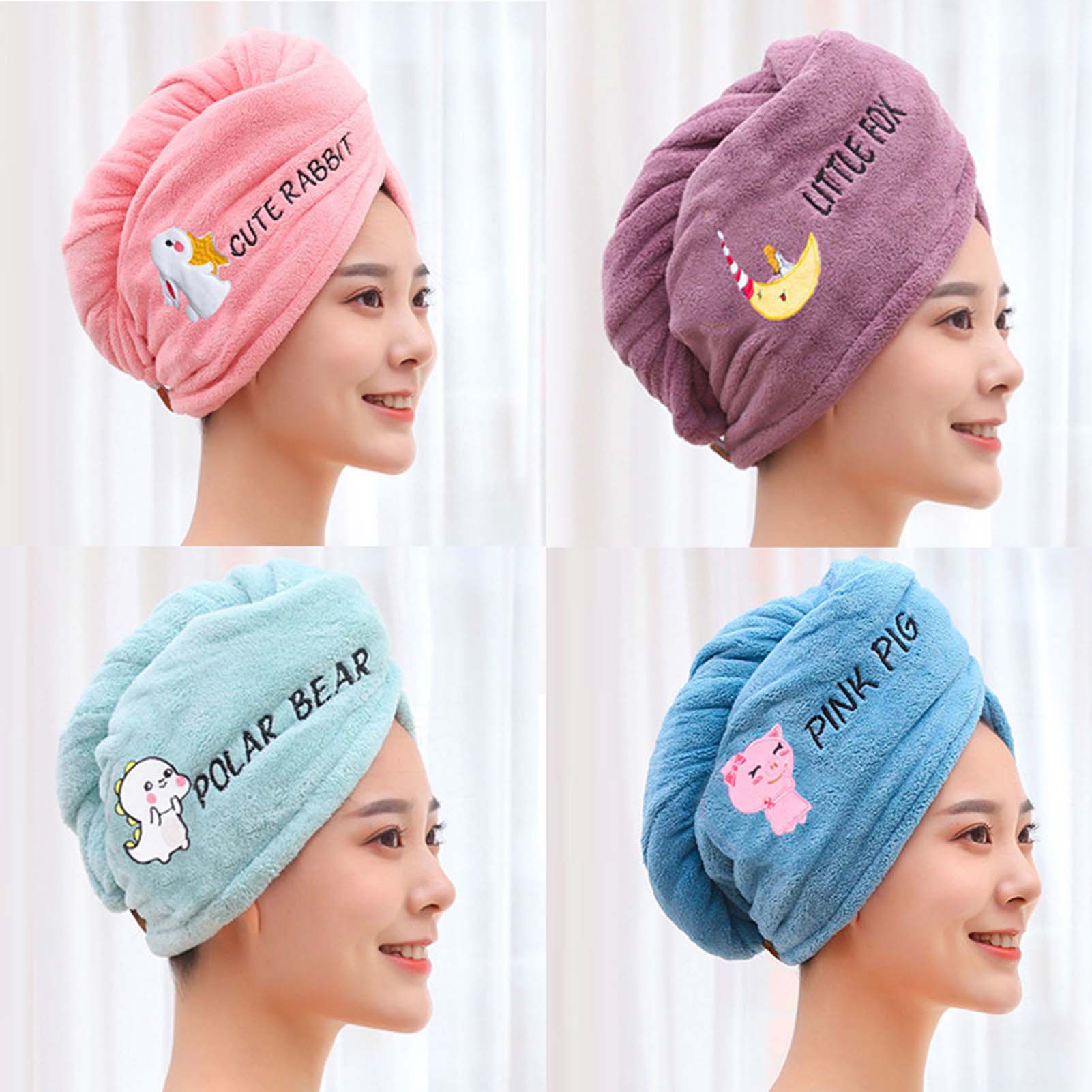 Coral Fleece Dameshaarhanddoek - Embroidery Hat Machine recensie en prijs