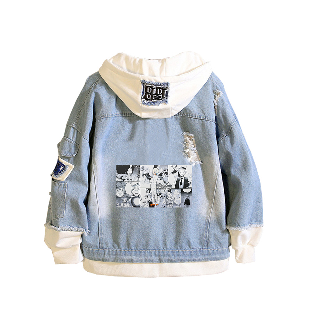 De beloofde Neverland Anime Je - Embroidery Jacket Jeans recensie en prijs