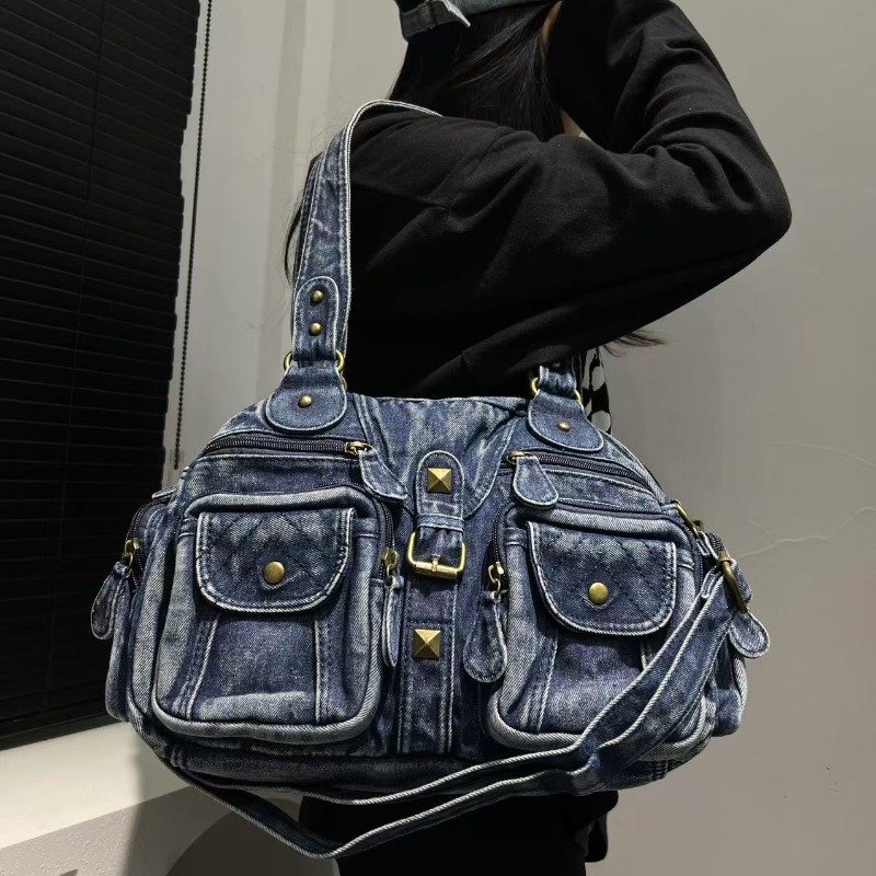 Modieuze denim draagtas voor d - Embroidery Class recensie en prijs