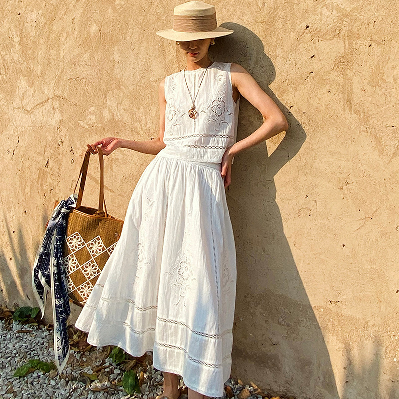 Franse ontwerper Boho witte ka - Embroidery Class recensie en prijs