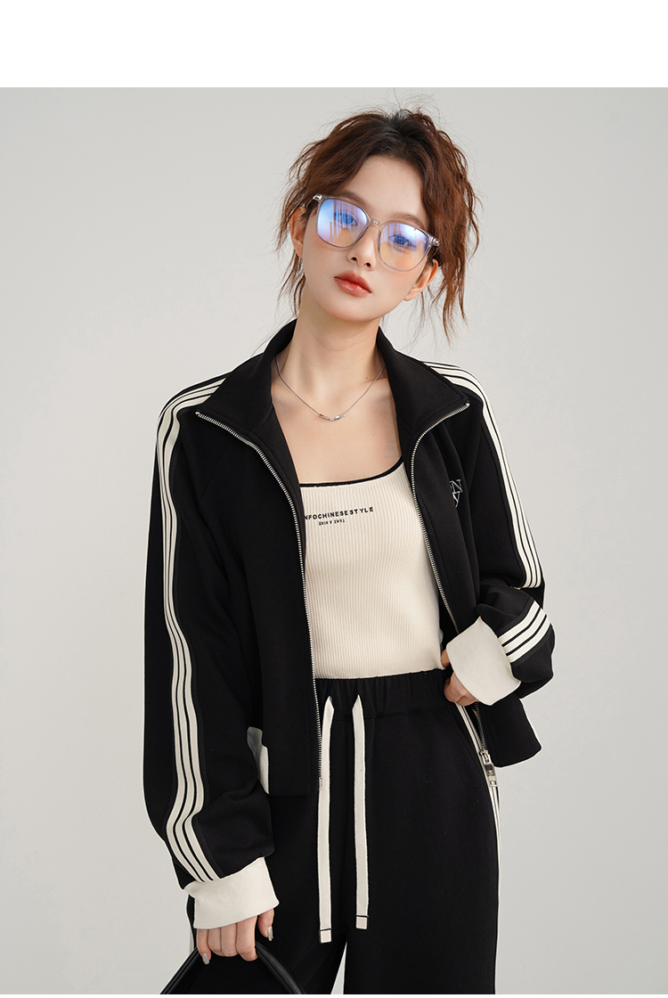 Vintage sportief casual zwart  - Embroidery Jacket recensie en prijs