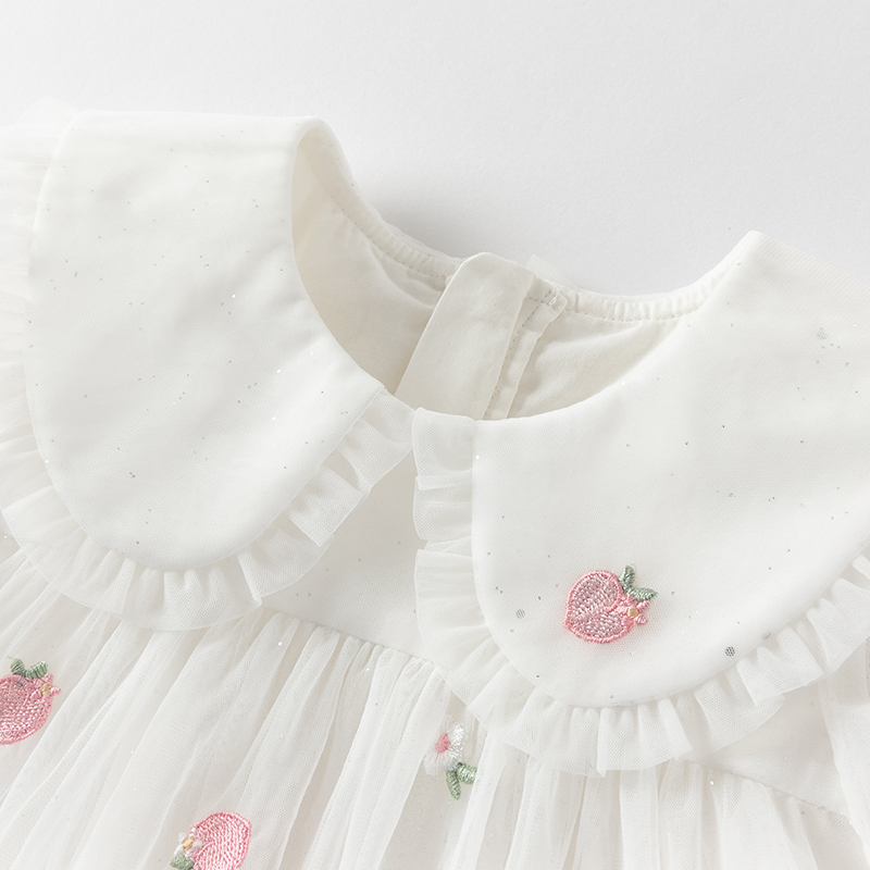 Dave Bella Meisjes Baby Mesh P - Embroidery Charm recensie en prijs