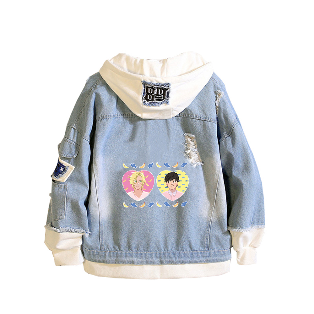 BANAAN VIS Denim Jas Anime Jea - Embroidery Jacket Jeans recensie en prijs