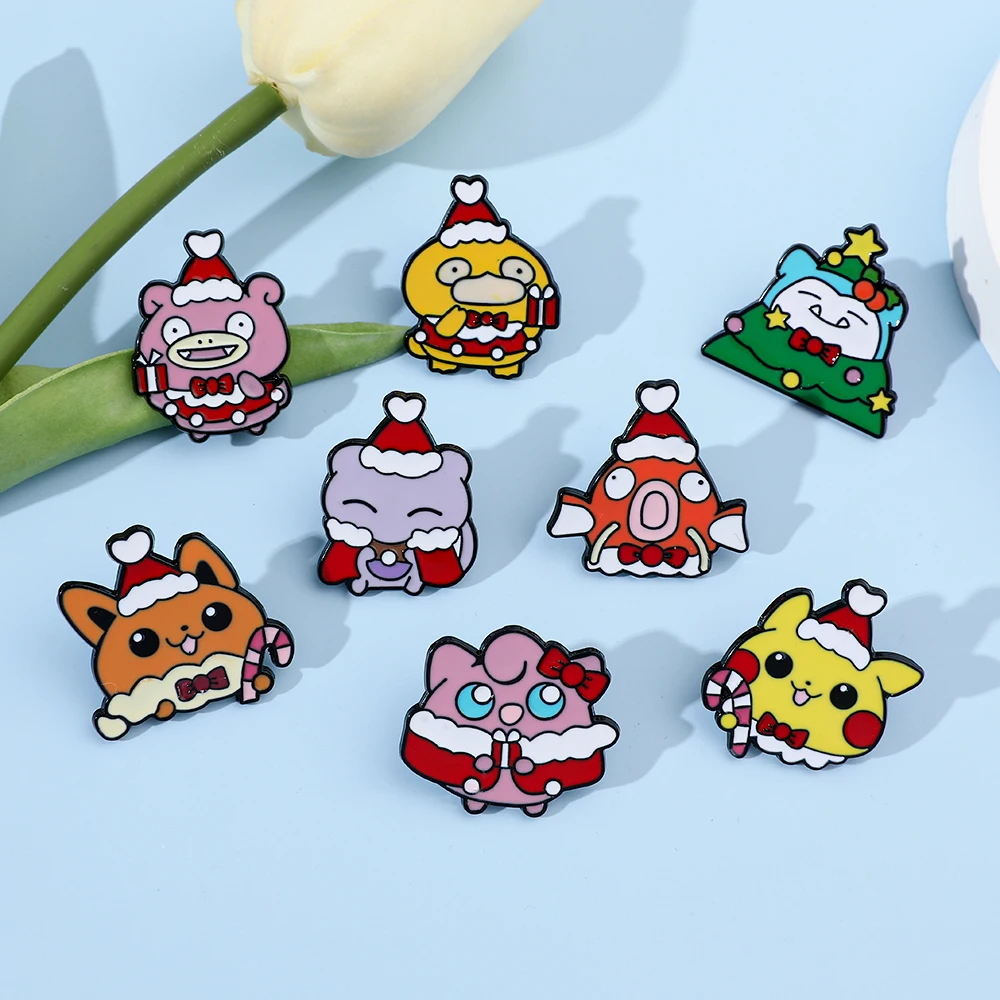 8 stuks Kerst Slowpoke Broche  - Embroidery Garment recensie en prijs