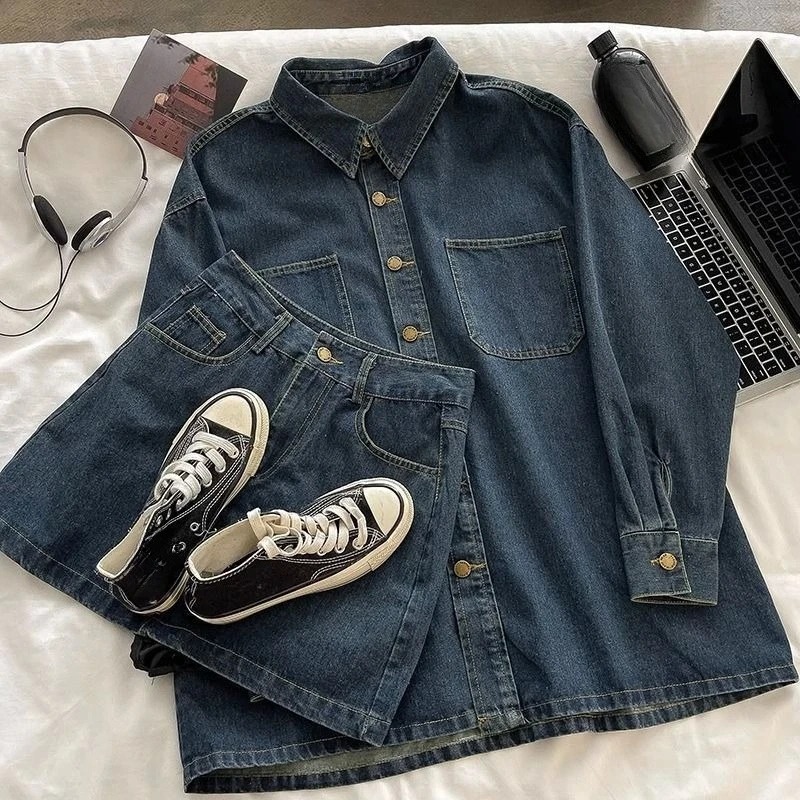 Y2K Denim Rok Set: Vintage Jap - Embroidery A recensie en prijs