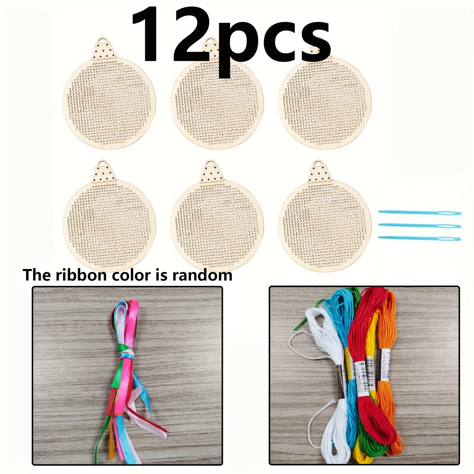 12 stuks Kerst Cross Stitch Ho - Embroidery Xmas Tree recensie en prijs