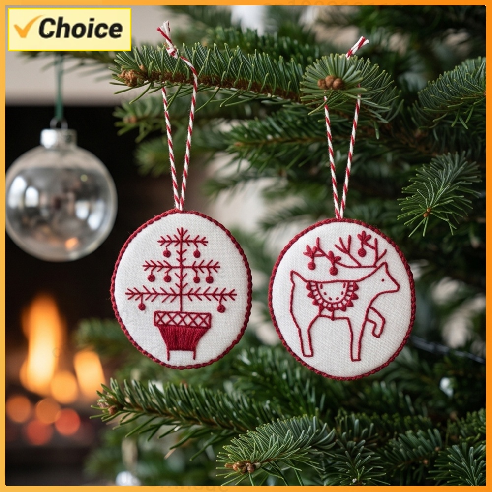 Kerstborduurset met gereedscha - Embroidery Xmas Tree recensie en prijs