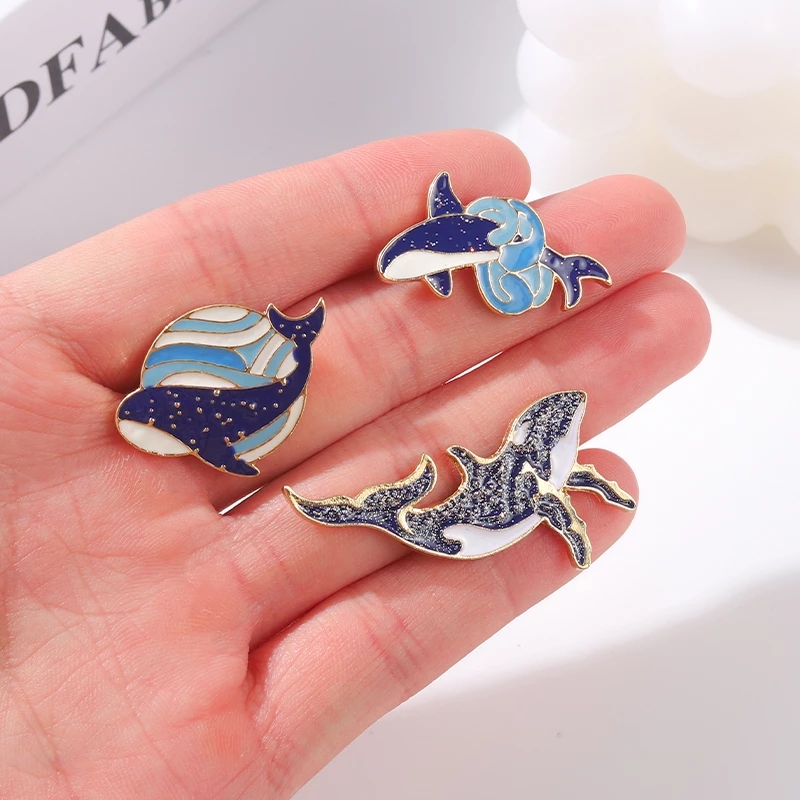 Zee Walvis Serie Emaille Pin C - Embroidery Whale recensie en prijs