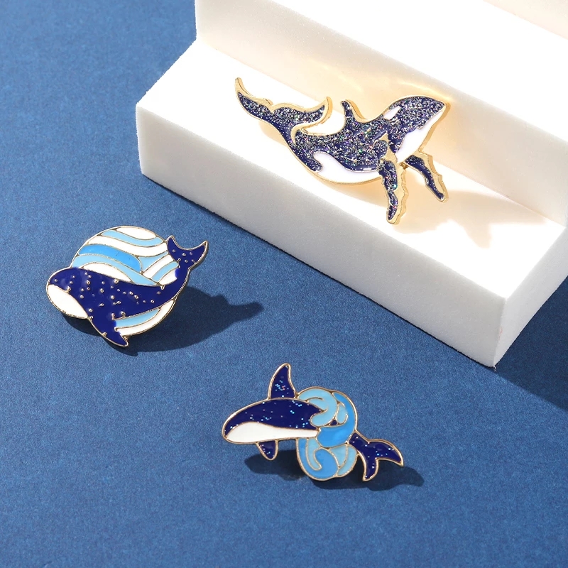 Zee Walvis Serie Emaille Pin C - Embroidery Whale recensie en prijs