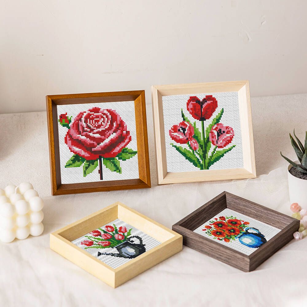 Evershine 8 stuks mini bloem k - Embroidery Design Patterns Flowers recensie en prijs