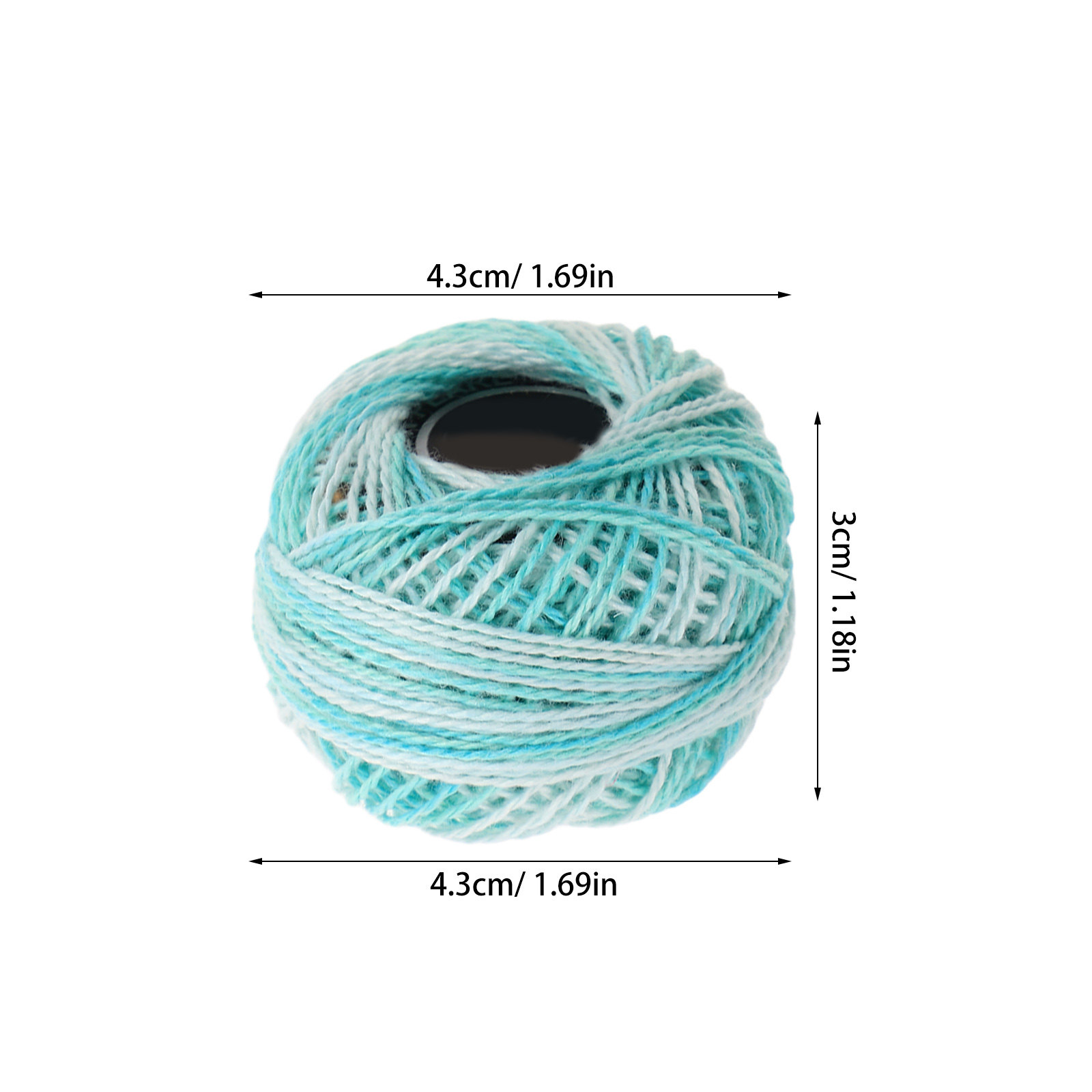 12-delige kleurrijke katoenen  - Embroidery Diy recensie en prijs