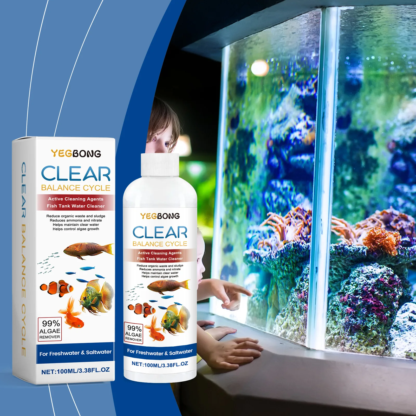 Algenverwijderaar voor aquariu - Water Soluble Stabilizer recensie en prijs