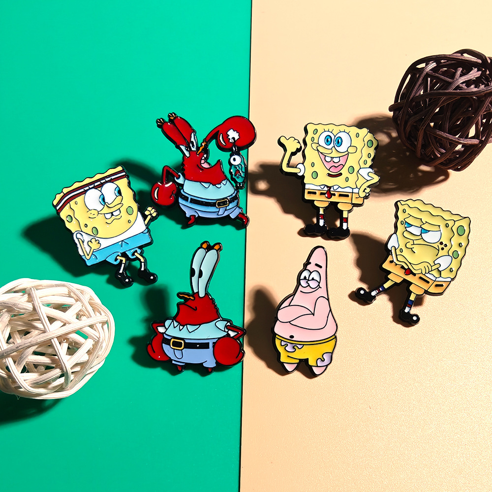 6 Stuks SpongeBob SquarePants  - Embroidery Garment recensie en prijs