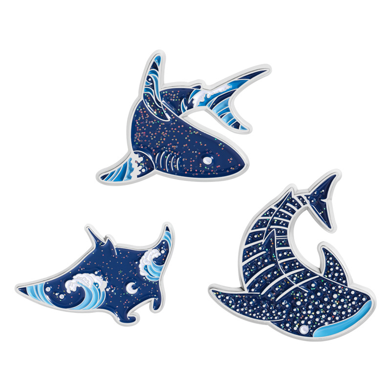 Cartoon zeedieren Emaille Pins - Embroidery Whale recensie en prijs