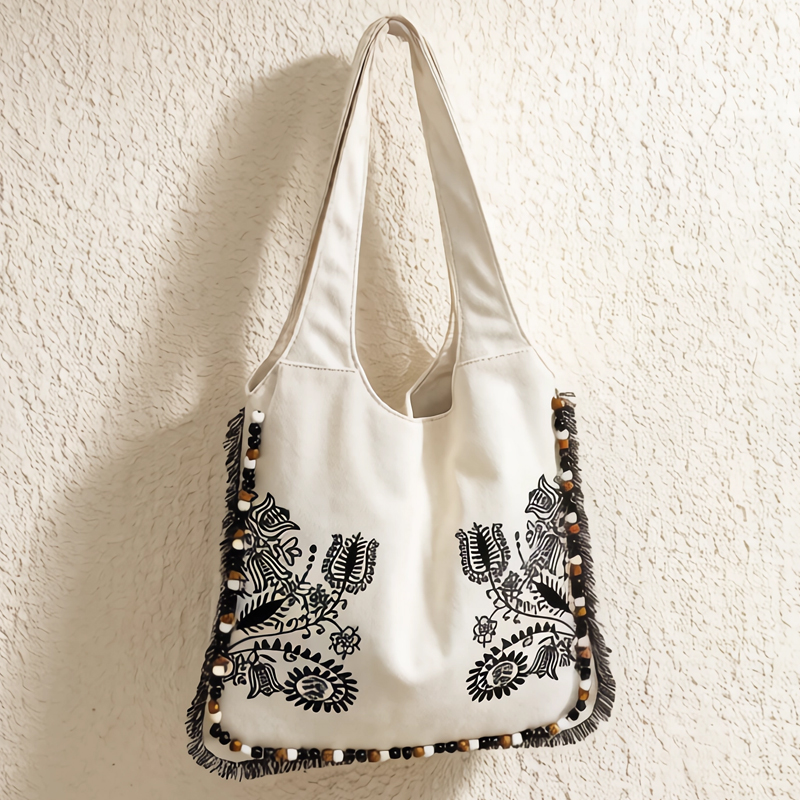 Bohemian canvas tassen voor vr - Embroidery Design Patterns Flowers recensie en prijs