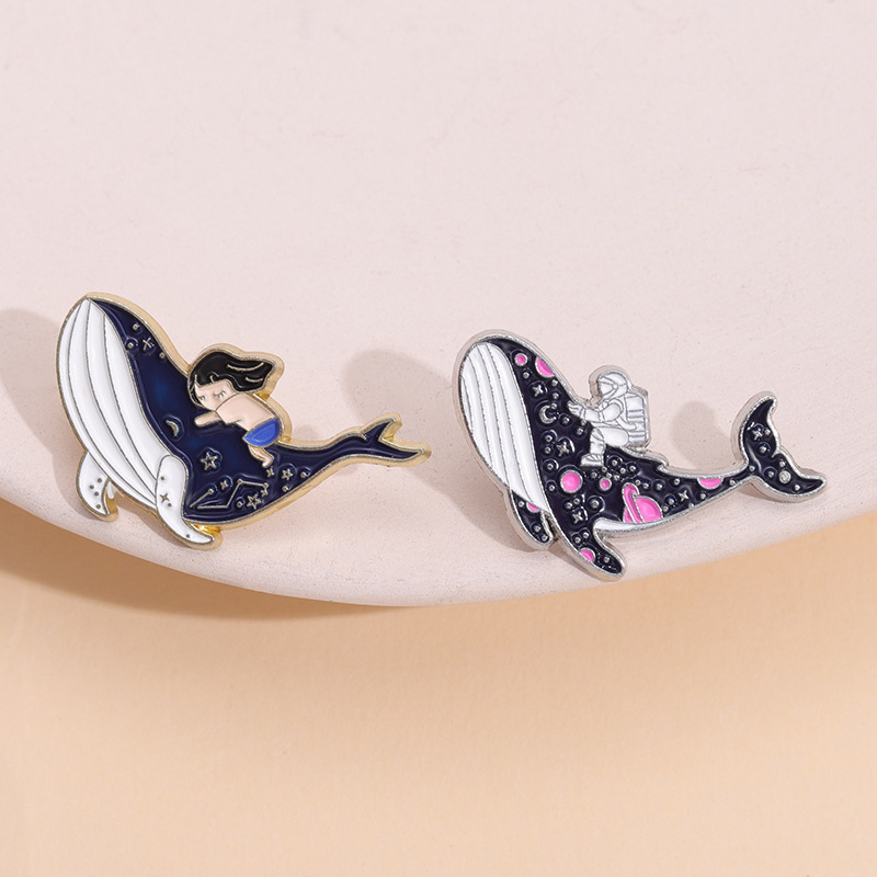 Zeepwalvis Dolfijn Email Pin G - Embroidery Whale recensie en prijs
