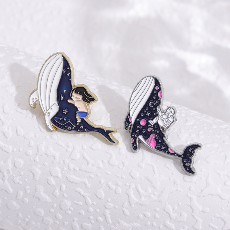 Zeepwalvis Dolfijn Email Pin G - Embroidery Whale recensie en prijs