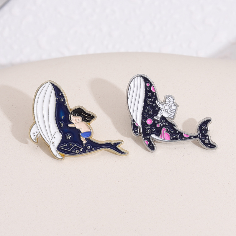 Zeepwalvis Dolfijn Email Pin G - Embroidery Whale recensie en prijs