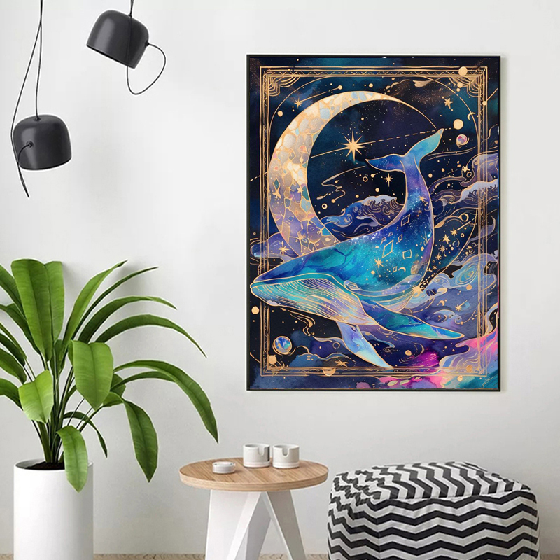 Walvis Fee Stofboor Diamant Sc - Embroidery Whale recensie en prijs