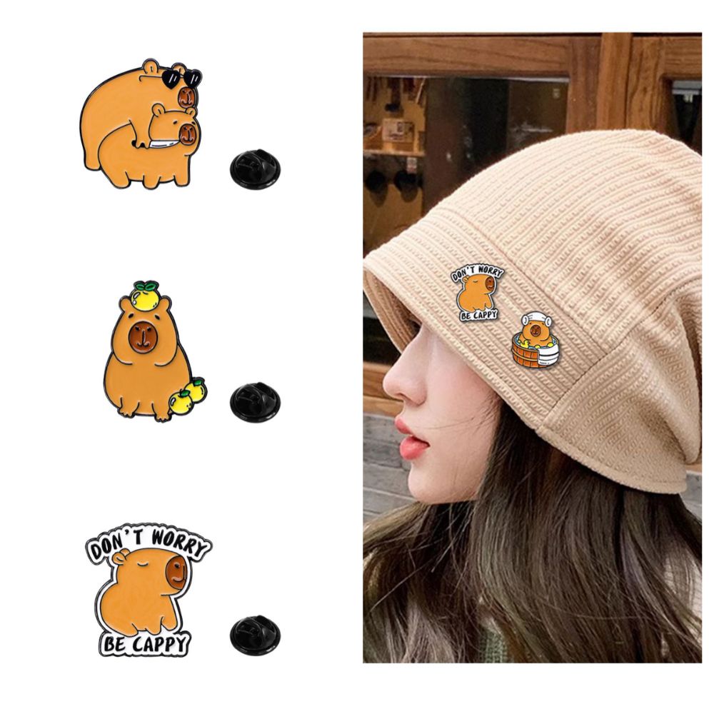 Cartoon Capybara Broche Creati - Embroidery Whale recensie en prijs