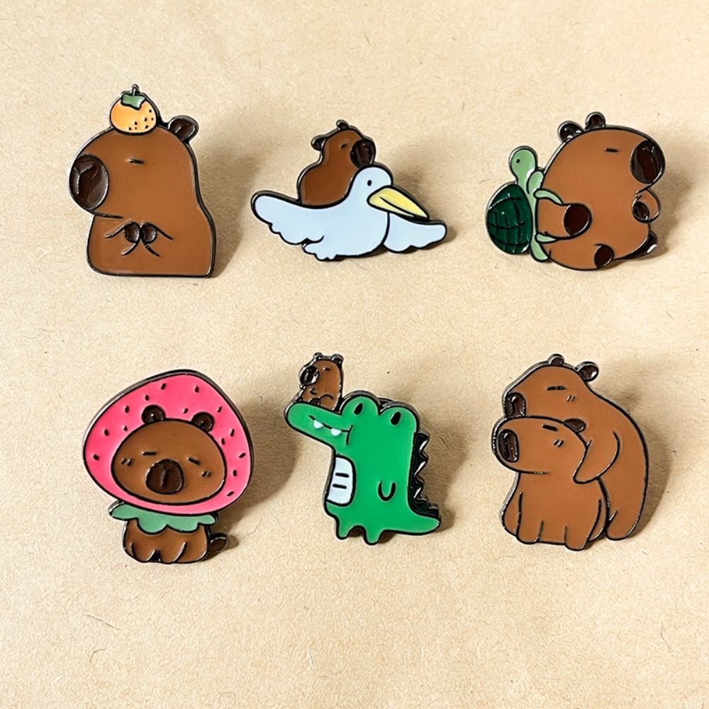 Cartoon Capybara Broche Creati - Embroidery Whale recensie en prijs