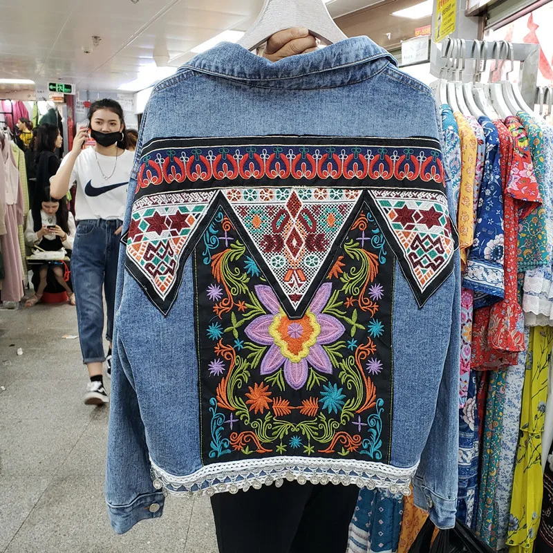 Vintage Blauw Borduren Paillet - Embroidery Jacket Jeans recensie en prijs